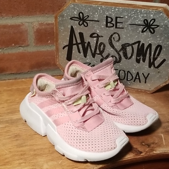 Adidas Pod-S31. C Kids Shoe Light Pink Size 11 - Picture 2 of 8